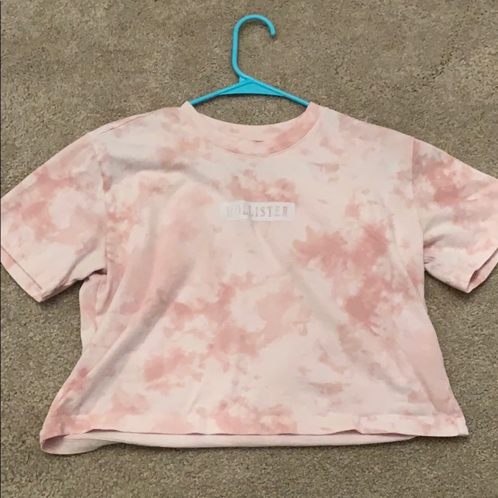 Pink Tye-Due Hollister Tee